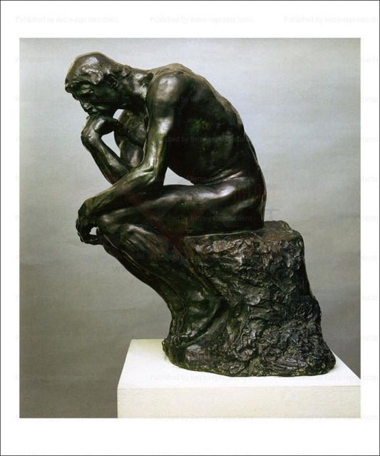 The Thinker - Vintage Art, canvas prints