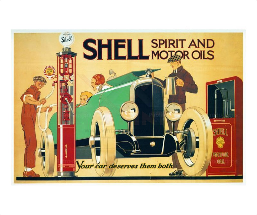 Touring Car Deserves both 1926 - Vintage Art, canvas prints